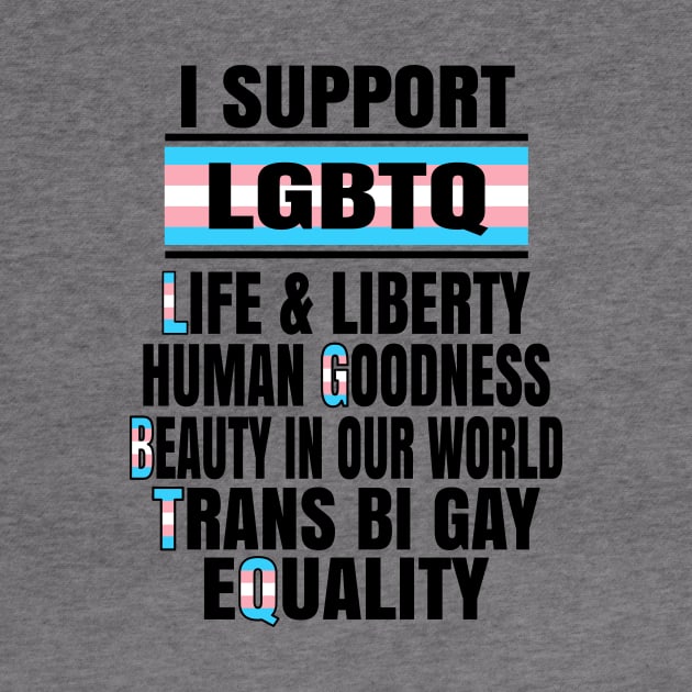 LGBTQ Equality Liberty Support Transgender Anti Trump by Kimmicsts